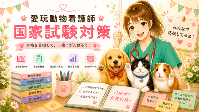 愛玩動物看護師｜国家試験対策🐾