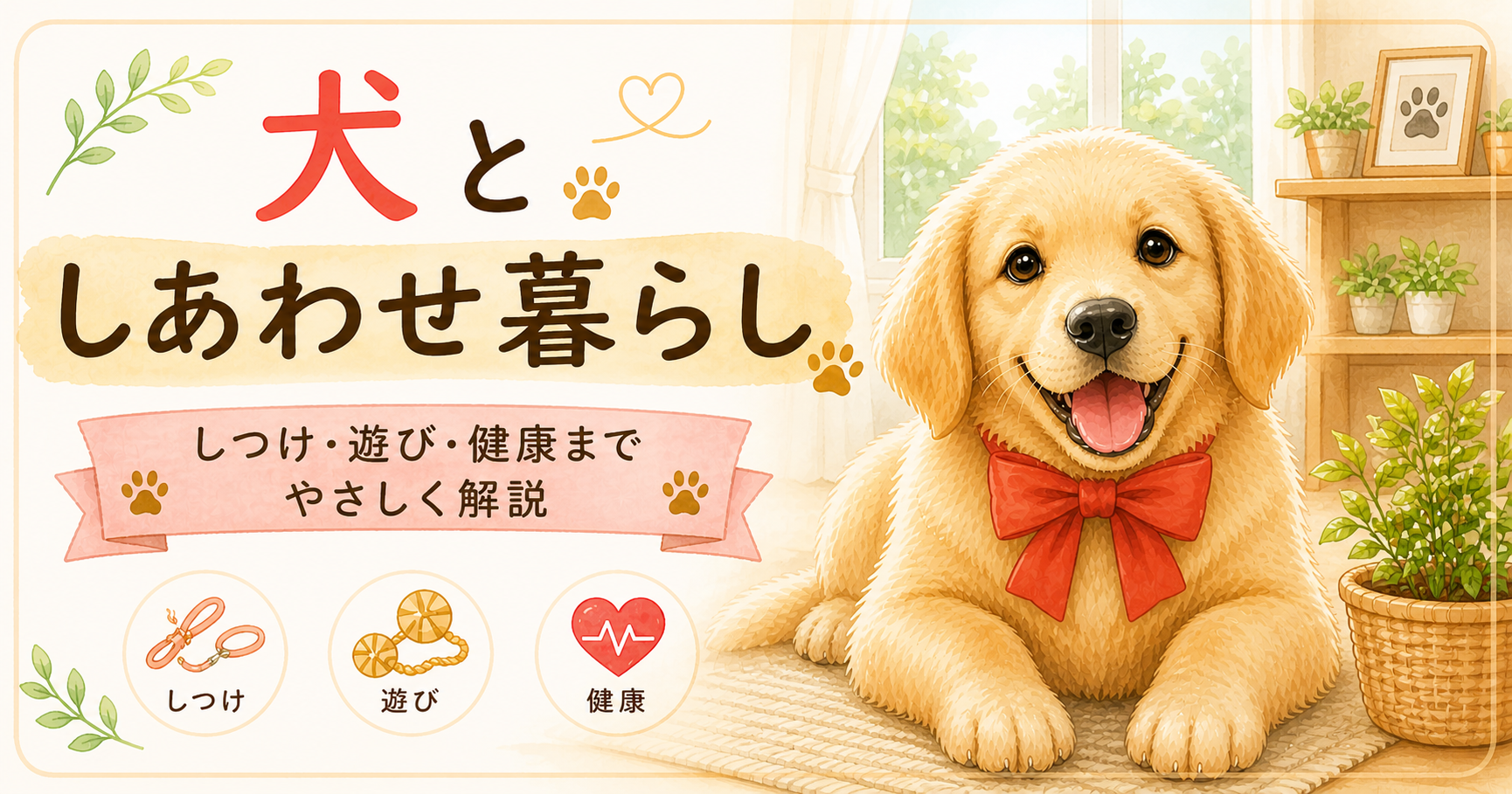 犬とのしあわせな暮らし🐾しつけ・遊び・健康のやさしいガイド