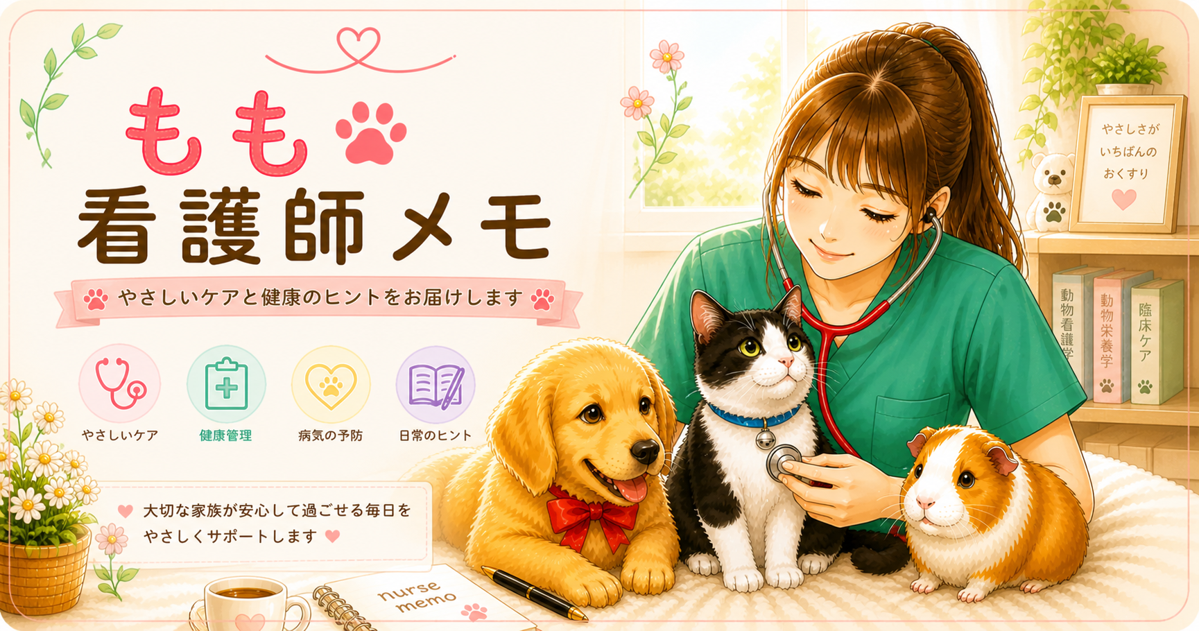 動物看護師のケアまとめ｜現場で学んだやさしい看護と健康管理のポイント🐾